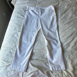 Old Navy pixie white ankle length pants 10P